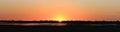 Panoramic sunset in Normanton, Queensland, Australia